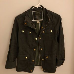 J. Crew Army Green Fall Jacket